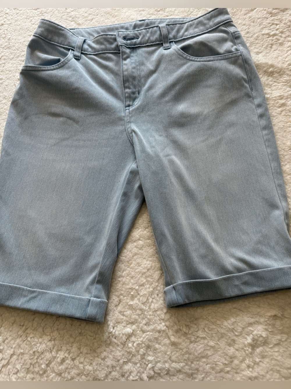 Time and Tru Light Blue Jean Shorts